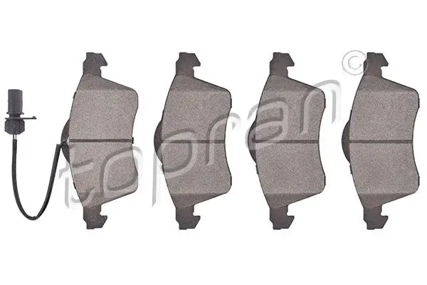 Handler.Part Brake pad set, disc brake Topran 109466 1