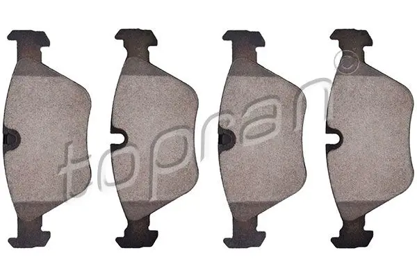 Handler.Part Brake pad set, disc brake Topran 501240 1