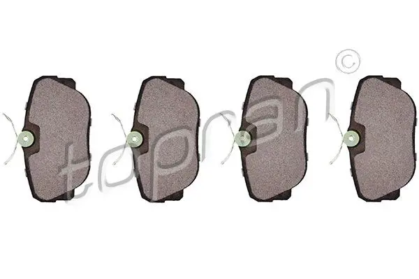 Handler.Part Brake pad set, disc brake Topran 500374 1