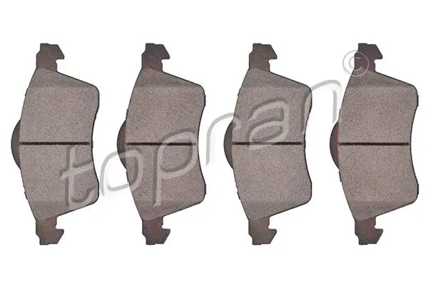 Handler.Part Brake pad set, disc brake Topran 109462 1