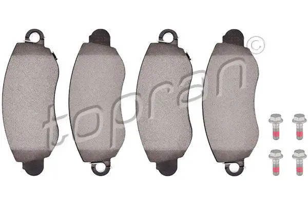 Handler.Part Brake pad set, disc brake Topran 302053 1