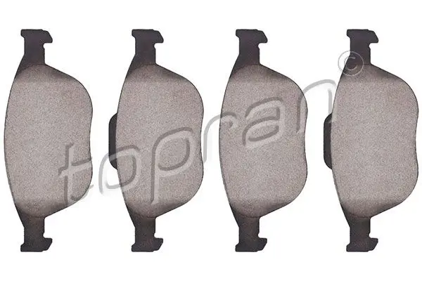 Handler.Part Brake pad set, disc brake Topran 302050 1