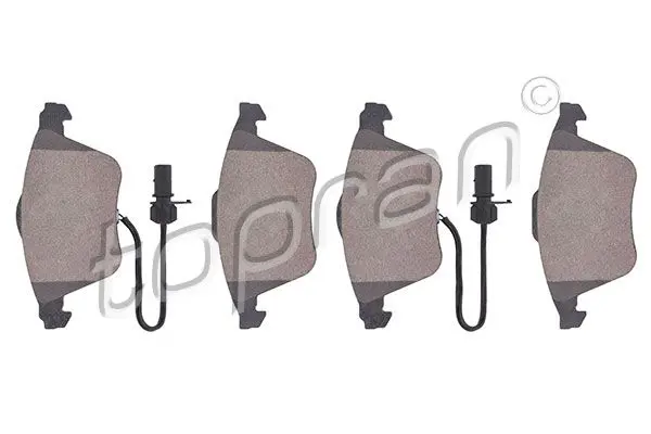 Handler.Part Brake pad set, disc brake Topran 113174 1