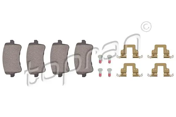 Handler.Part Brake pad set, disc brake Topran 112171 1