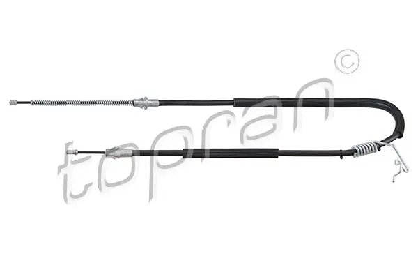 Handler.Part Cable, parking brake Topran 304667 1