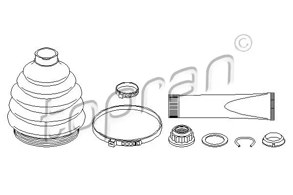 Handler.Part Bellow set, drive shaft Topran 103055 1