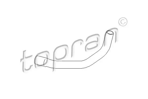 Handler.Part Radiator hose Topran 301437 1