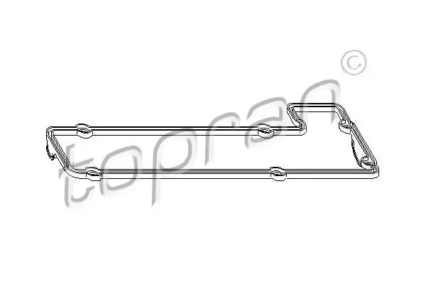 Handler.Part Gasket, cylinder head cover Topran 400929 1