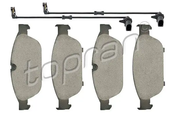 Handler.Part Brake pad set, disc brake Topran 115101 1