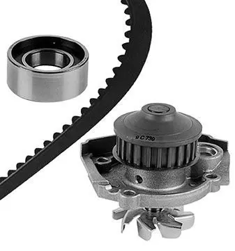 Handler.Part Water pump & timing belt set GRAF KP7392 1