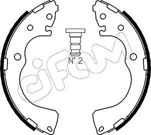 Handler.Part Brake shoe set CIFAM 153218 1