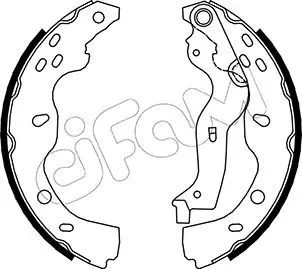 Handler.Part Brake shoe set CIFAM 153096 1