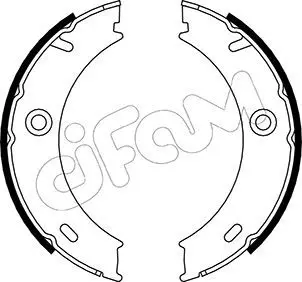 Handler.Part Brake shoe set, parking brake CIFAM 153240 1