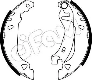 Handler.Part Brake shoe set CIFAM 153066 1