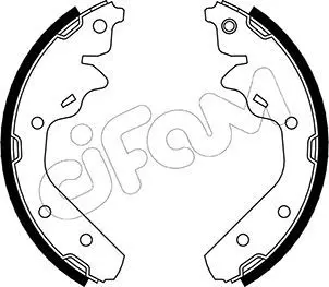 Handler.Part Brake shoe set CIFAM 153028 1