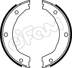 Handler.Part Brake shoe set, parking brake CIFAM 153145 1