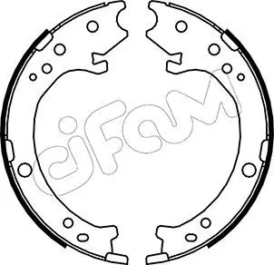 Handler.Part Brake shoe set, parking brake CIFAM 153161 1