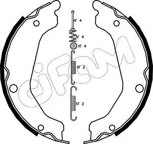 Handler.Part Brake shoe set, parking brake CIFAM 153183K 1