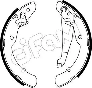 Handler.Part Brake shoe set CIFAM 153379 1