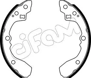 Handler.Part Brake shoe set CIFAM 153506 1