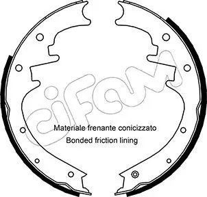 Handler.Part Brake shoe set CIFAM 153352 1