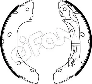 Handler.Part Brake shoe set CIFAM 153082 1