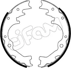 Handler.Part Brake shoe set CIFAM 153208 1