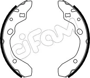 Handler.Part Brake shoe set CIFAM 153210 1