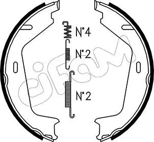 Handler.Part Brake shoe set, parking brake CIFAM 153479K 1