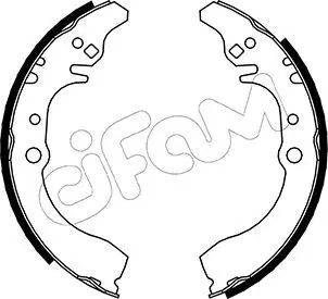 Handler.Part Brake shoe set CIFAM 153040 1