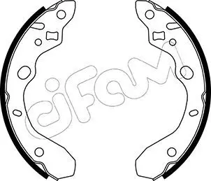 Handler.Part Brake shoe set CIFAM 153214 1