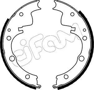 Handler.Part Brake shoe set CIFAM 153064 1