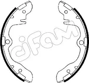 Handler.Part Brake shoe set CIFAM 153199 1