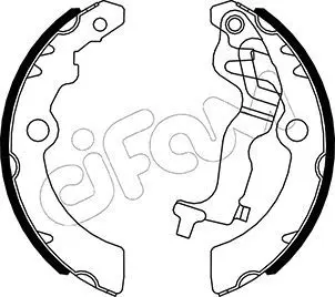 Handler.Part Brake shoe set CIFAM 153518 1