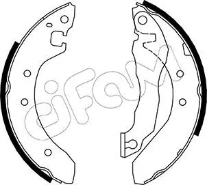 Handler.Part Brake shoe set CIFAM 153005 1