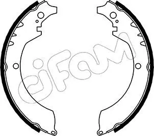 Handler.Part Brake shoe set CIFAM 153033 1