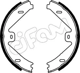 Handler.Part Brake shoe set, parking brake CIFAM 153250 1