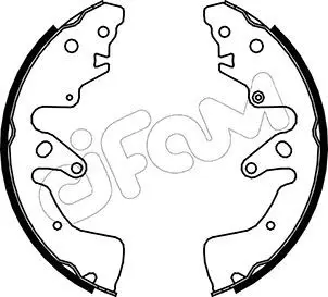 Handler.Part Brake shoe set CIFAM 153407 1