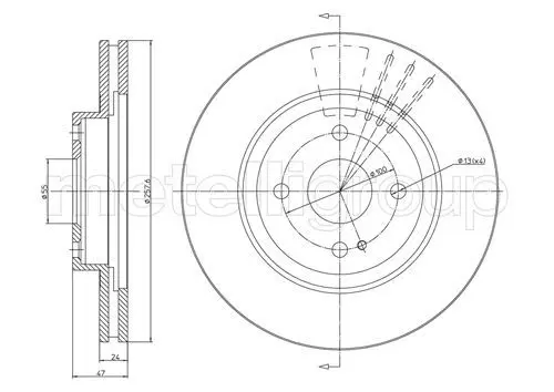 Handler.Part Brake disc CIFAM 800619 1