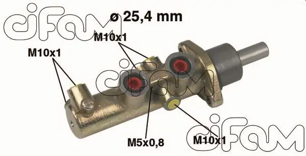 Handler.Part Brake master cylinder CIFAM 202446 1