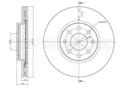 Handler.Part Brake disc CIFAM 800835C 1