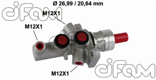 Handler.Part Brake master cylinder CIFAM 202858 1