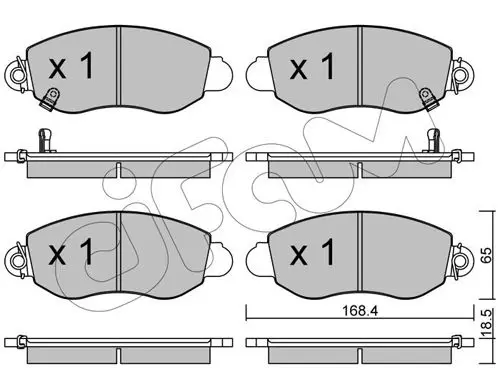 Handler.Part Brake pad set, disc brake CIFAM 8223200 1