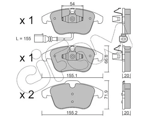 Handler.Part Wheel brake cylinder CIFAM 101174 1