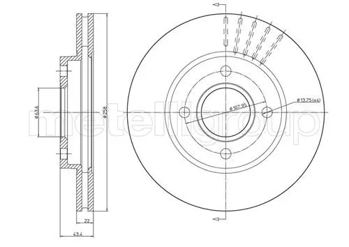 Handler.Part Brake pad set, disc brake CIFAM 8221422 1