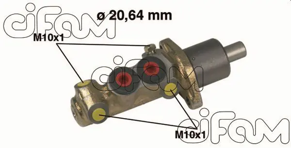 Handler.Part Brake master cylinder CIFAM 202087 1