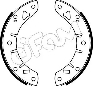 Handler.Part Brake shoe set CIFAM 153007 1