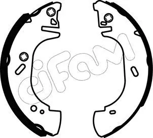 Handler.Part Brake shoe set CIFAM 153123 1