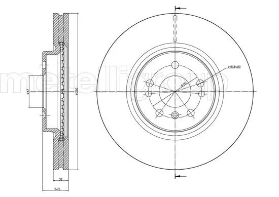 Handler.Part Brake disc CIFAM 800937C 1