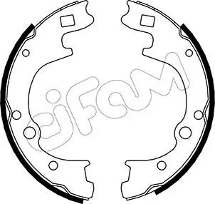 Handler.Part Brake shoe set CIFAM 153174 1